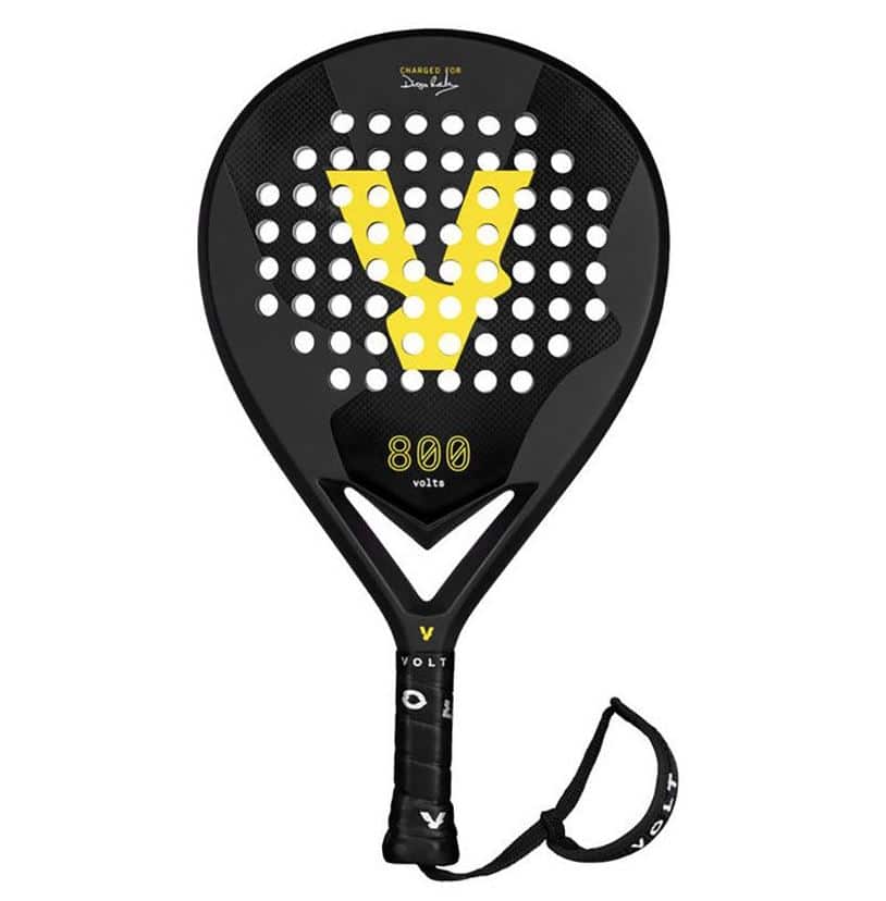 Foto van het Volt 800 padel racket (2021) in het zwart geel