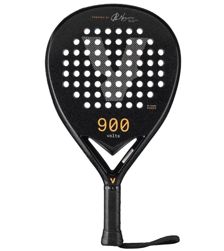 Foto van het Volt 900 padel racket (2021) in het zwart/geel 
